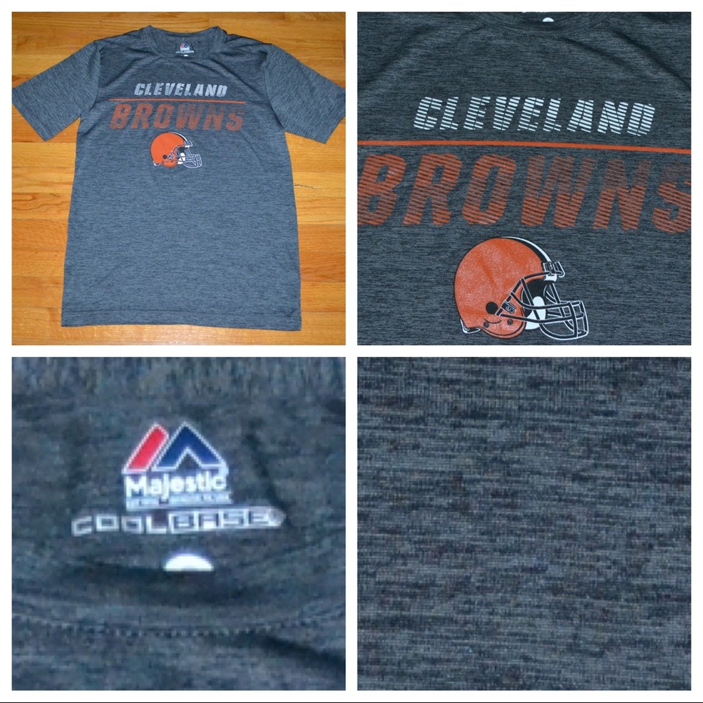 Men’s Cleveland Browns Majestic shirt, size adult small